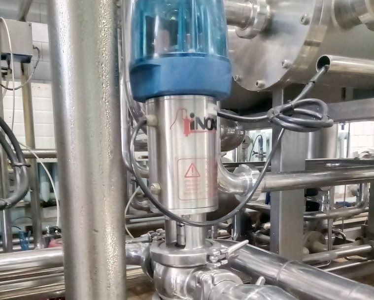 Клапан «INOXPA» на Великолукском молочном комбинате